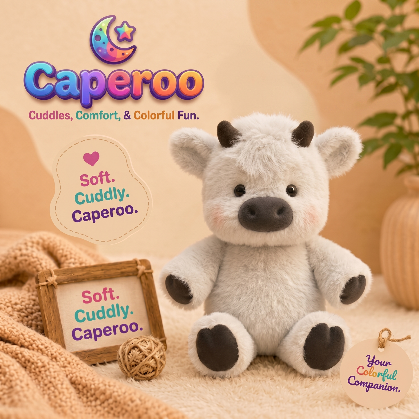 Meet Caperoo™  The Running Animal Plushie