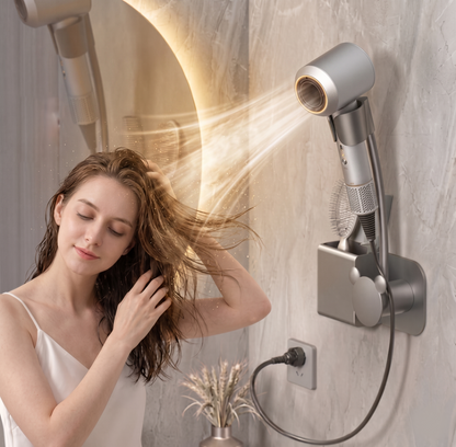 The Third Hand 360° Hands-Free Hair Dryer Holder.