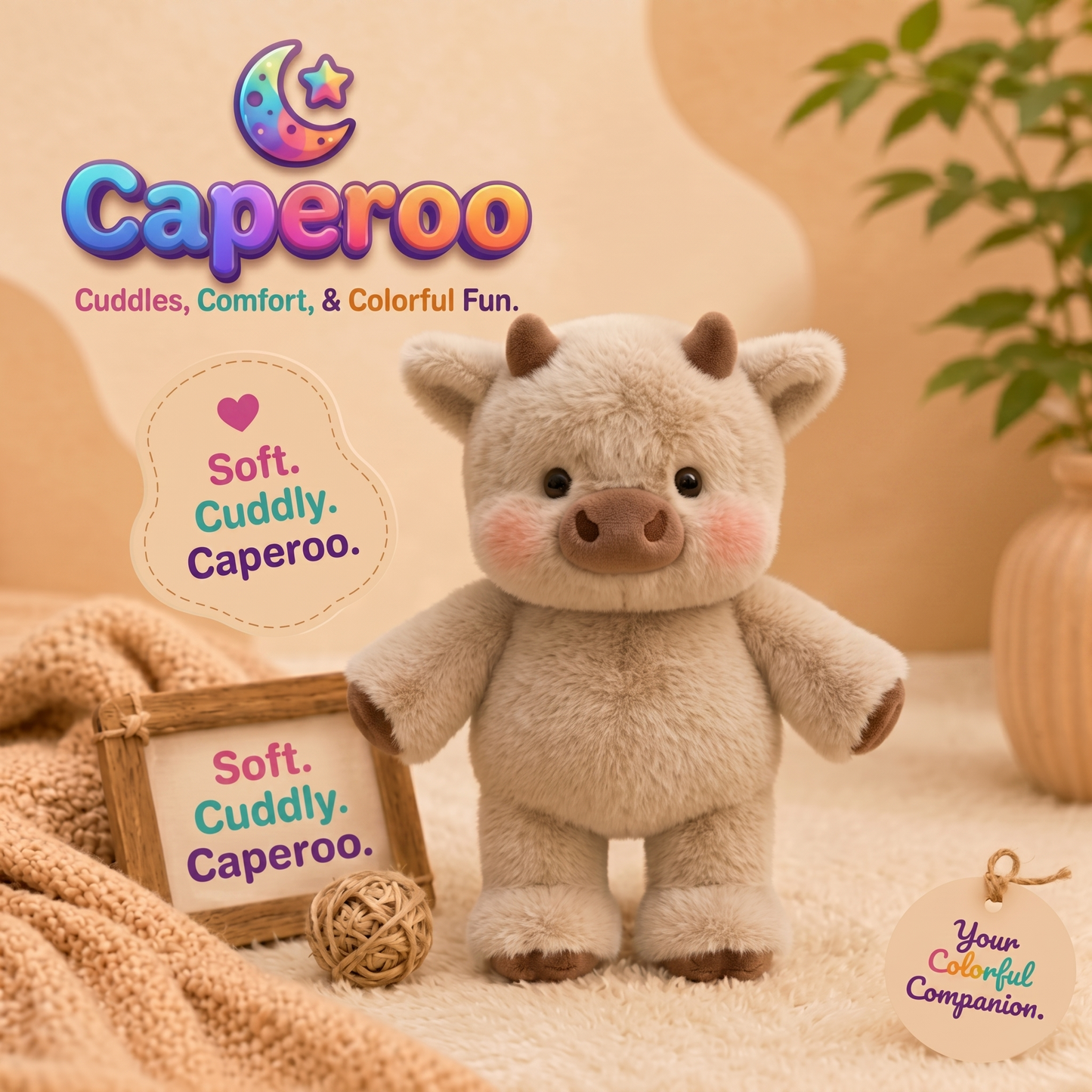 Meet Caperoo™  The Running Animal Plushie