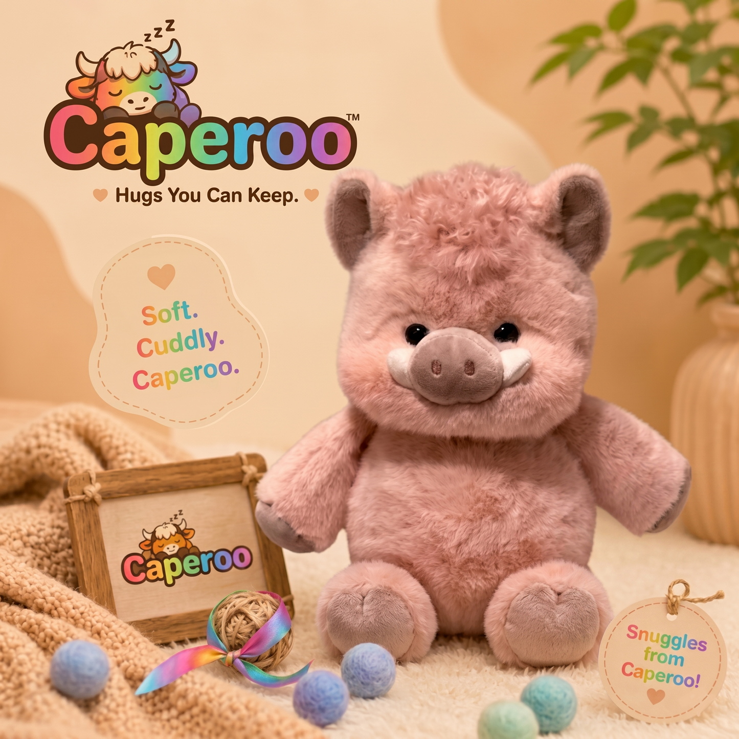 Meet Caperoo™  The Running Animal Plushie