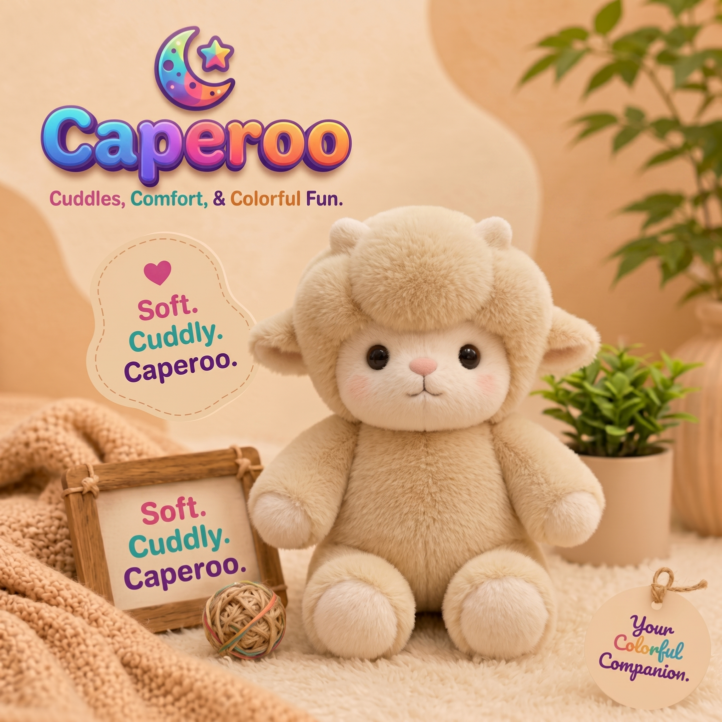 Meet Caperoo™  The Running Animal Plushie