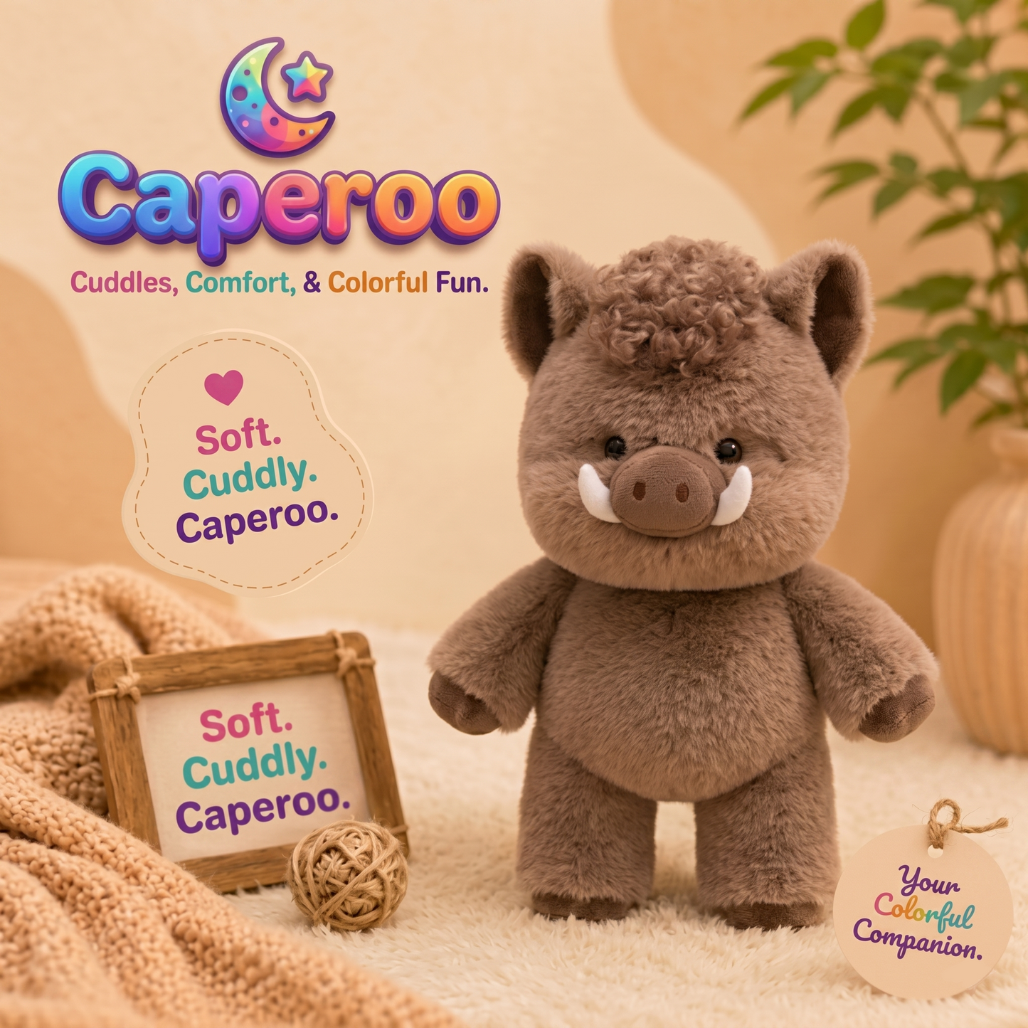 Meet Caperoo™  The Running Animal Plushie