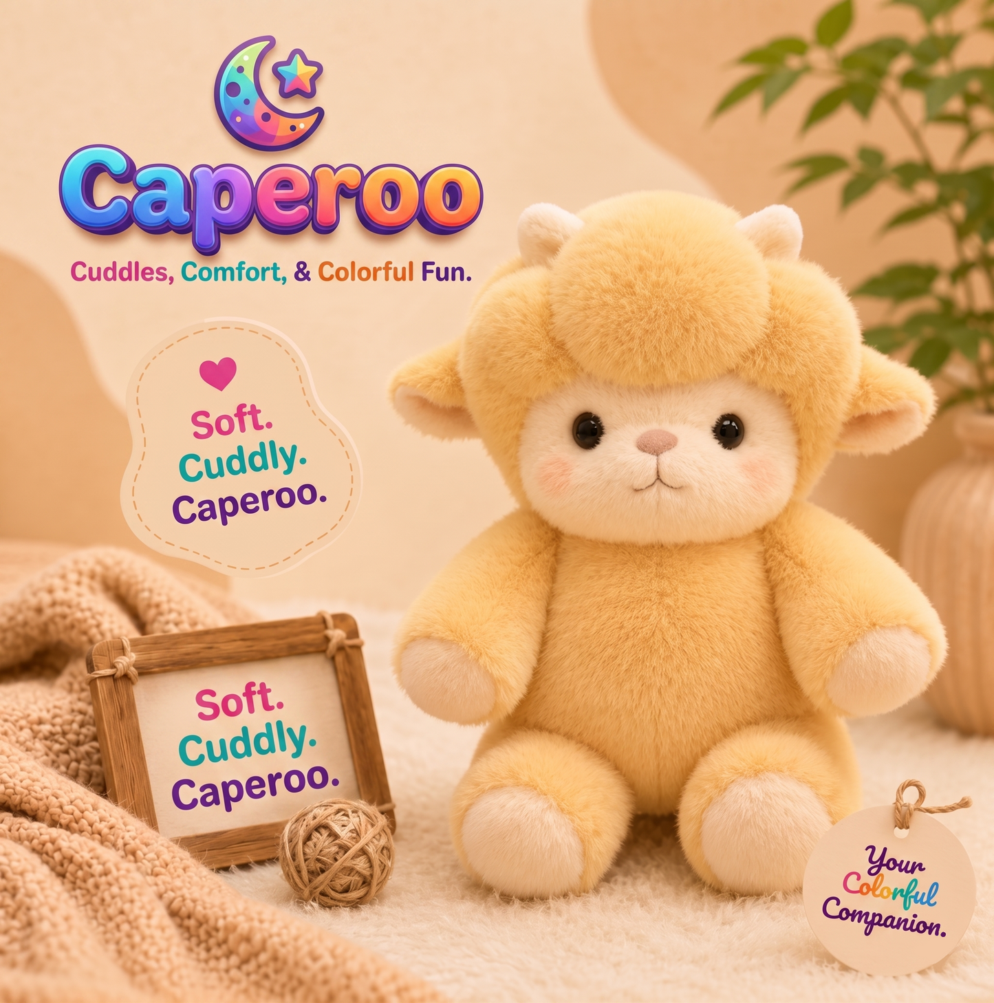 Meet Caperoo™  The Running Animal Plushie