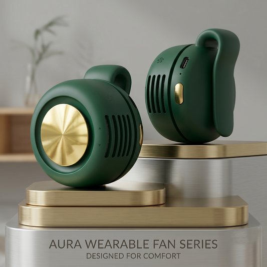 Briza The Hands-Free Clip-On Cooling Fan