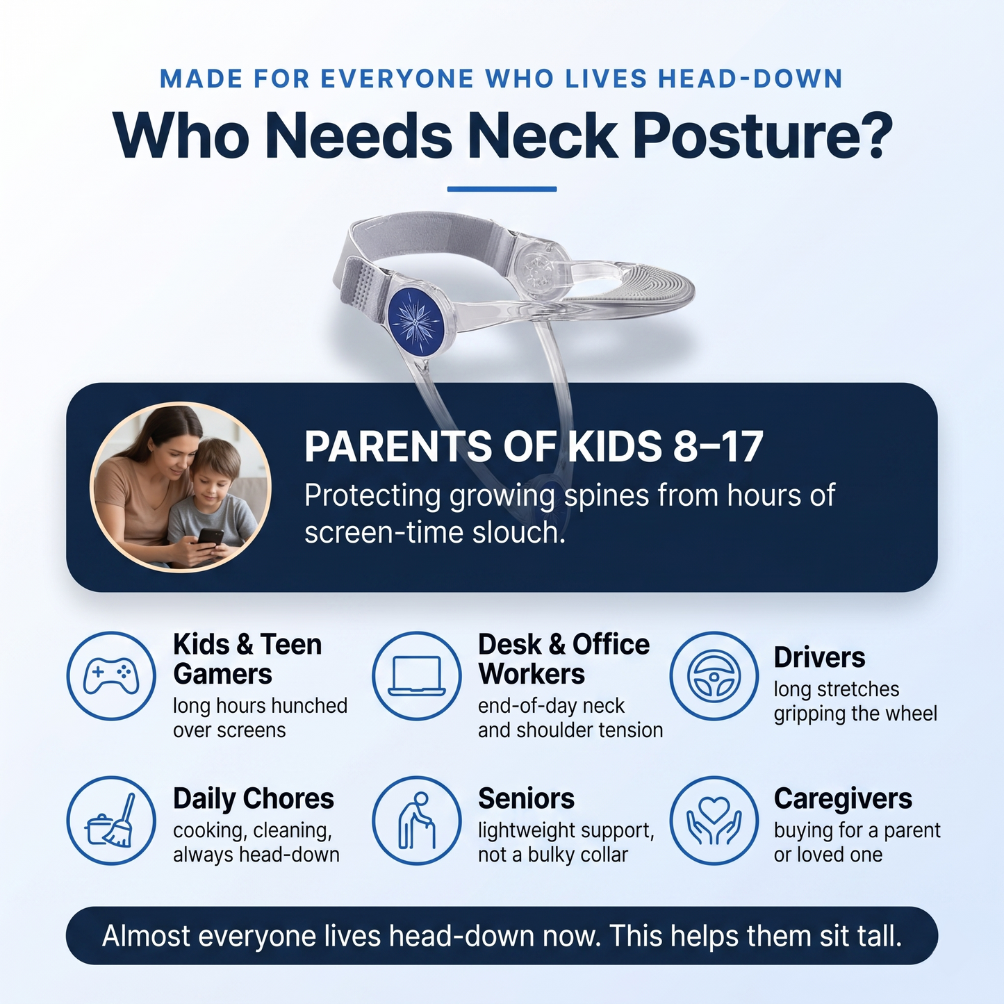 Stand Taller, Feel Lighter Without Lifting a Finger With NeckRise.
